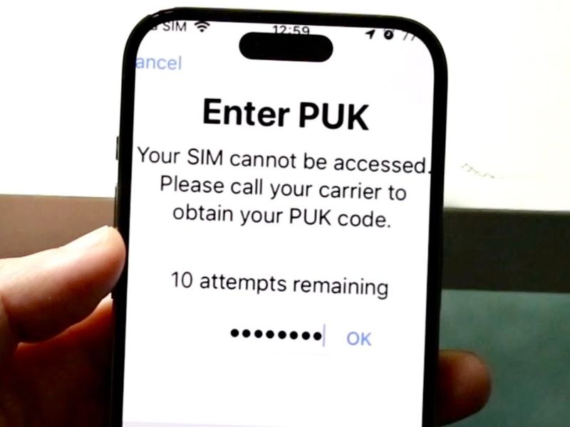 cách lấy mã puk sim mobifone